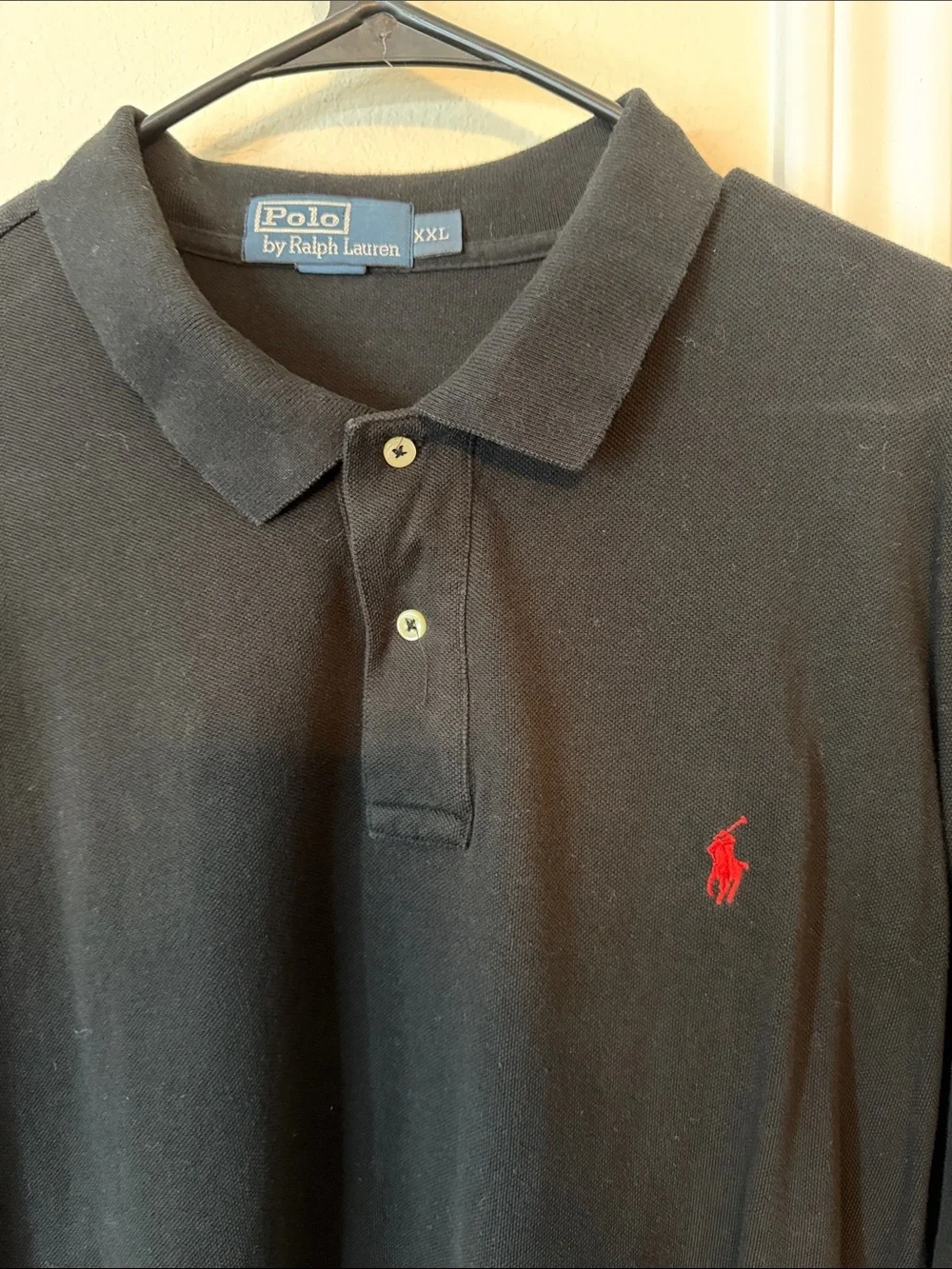 Polo by Ralph Lauren Black Polo with Red Pony Logo